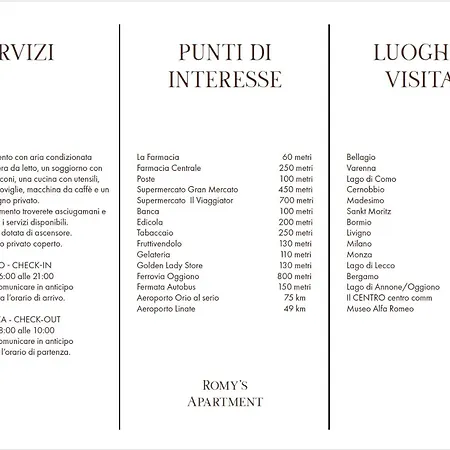 Romy's Semesterbostad Oggiono